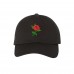 RED ROSE STEM Dad Hat Embroidered Rose Baseball Cap Hat  Many Colors Available   eb-98185129
